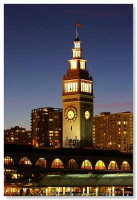 Ferry Building & Market Street Clock
