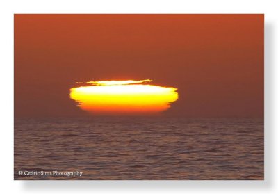 Sunset at Rockaway Beach in Pacifica, Ca.