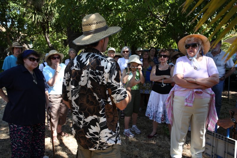 Start of tour for Ross Valley Seniors