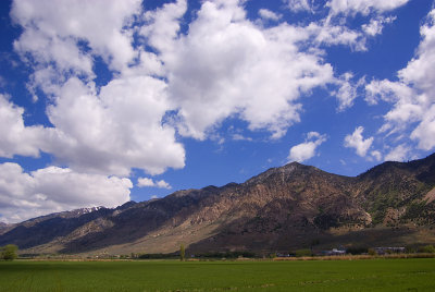 Wellsville Moutains, part of the Wasatch Front of the Rockies