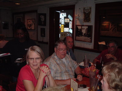 Gayle and Raymond Spence with Stanley, and Leonard Engelberg