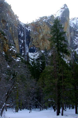 Bridalveil Fall and Leaning Tower