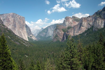 Tunnel View of valley
