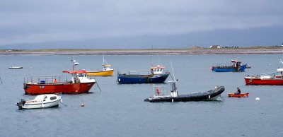 Boats Off Fahamore Harbour