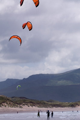 Kites on beach near Castlegregory