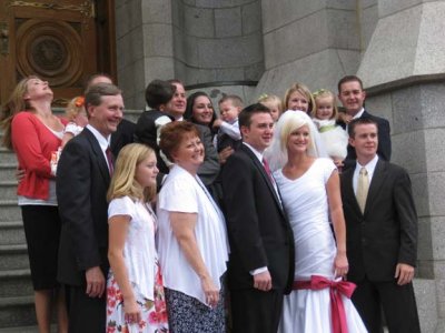 The groom's side