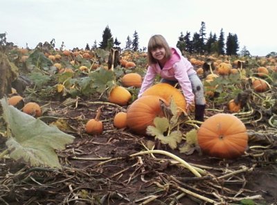 Pumpkin Patch with Astrid