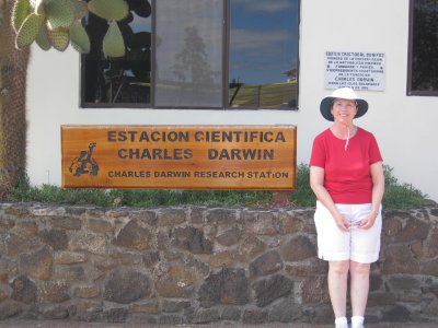 Patti at Darwin Station