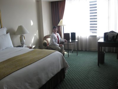 Our room at the Marriott back in Quito