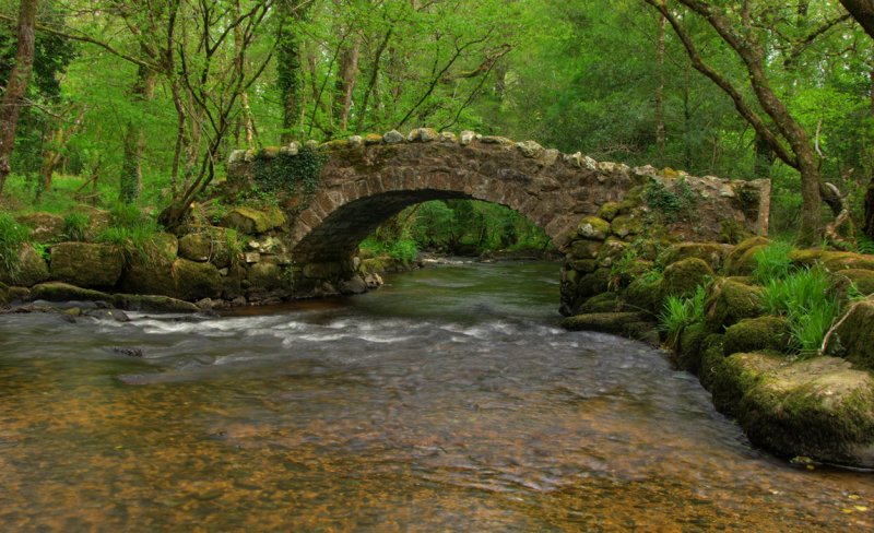 Old Dartmoor bridge