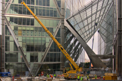 London building site