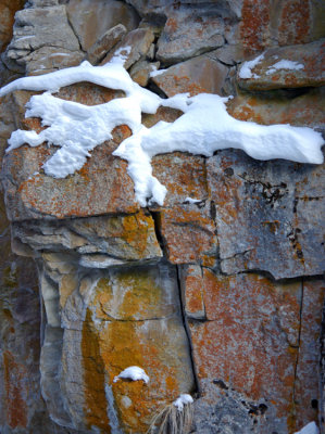 Rock and snow
