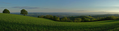 View from Yarde downs near Bradninch