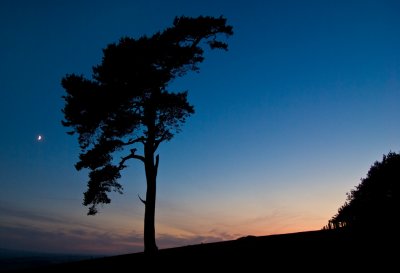 Sunset  over Raddon Hill - Mid Devon