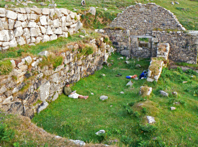 13 Bosigran castle - camp site