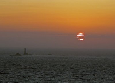 44 Sunset Longship Lighthouse