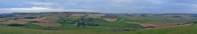 View from Mt Caburn on South Downs