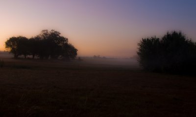 Sunrise near the Loire