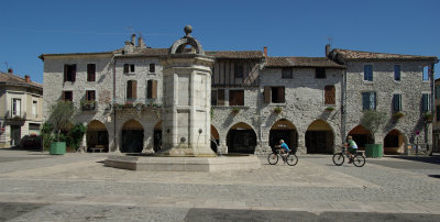 Town center at Eymet
