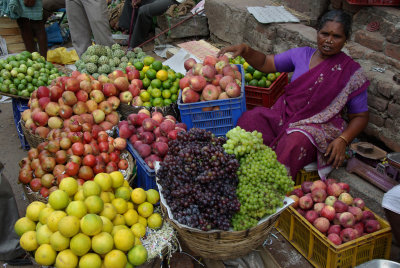 Fruit at a market stall