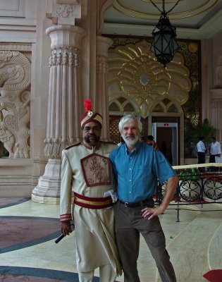 Me and the Leela head porter