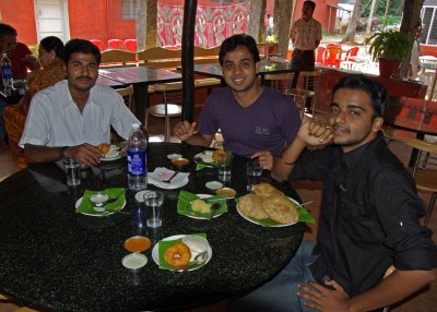 Breakfast with my colleagues