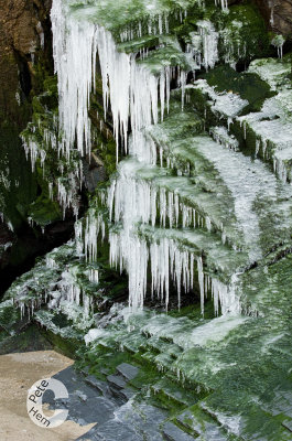 Icicles in Cornwall