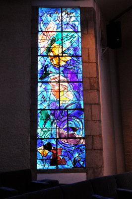 Stained glass window 1 Chagall Museum