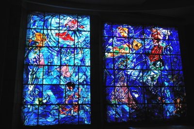 Stained glass window 2 Chagall Museum