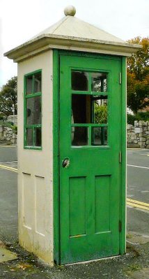 ...and then hop over to the old Irish phone box to make a call back home