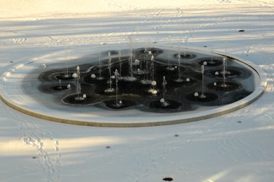 Frozen fountain 