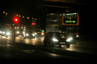 The 46A heading towards town