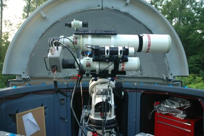 Tandem Set up with Mount Parked