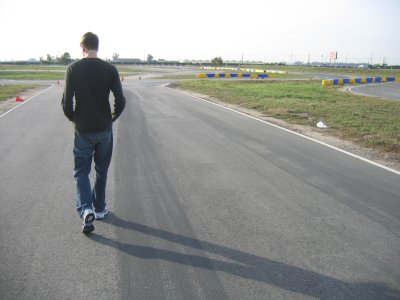 Walking the track