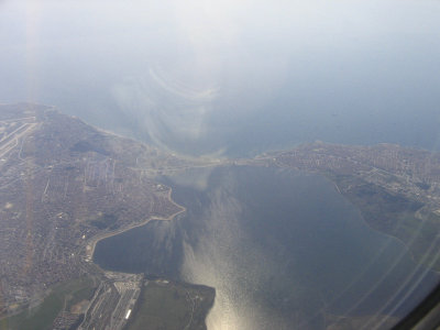 The Bosphorus, the land tongue between Europe and Asia