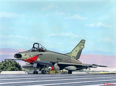 North American F 100D Super Sabre  