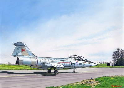  	Loockeed CF104G Starfighter