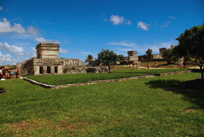 Temple fresques et recinto ceremonial