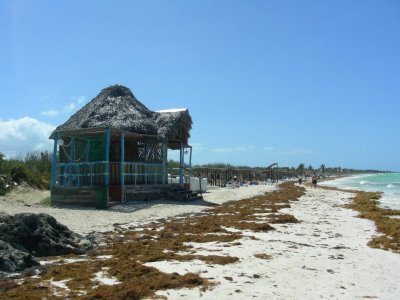 A little hut on the beach
