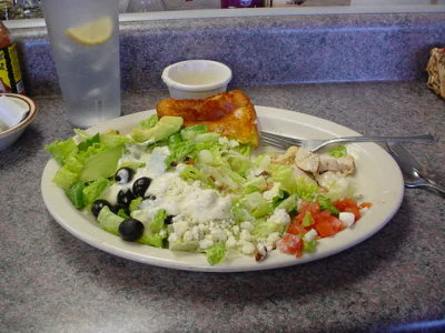 Best Cobb Salad with Blue cheese dressing