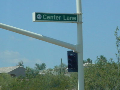 Entering Sunday Show<br>turn left on Center Lane