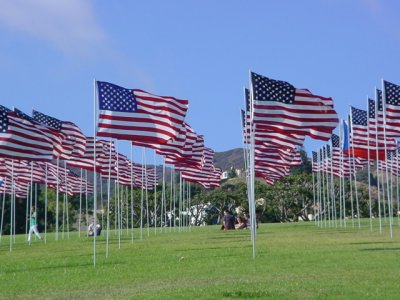 Pepperdine University Malibu Flags Sunday
