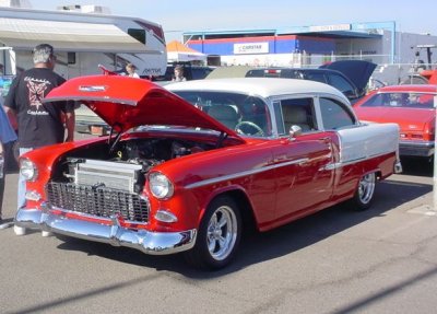 55 Chevy 2dr post