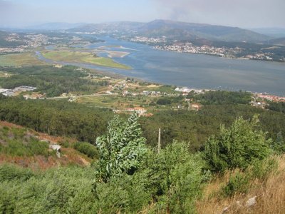 A Guarda. Vista desde el Monte de Santa Tegra