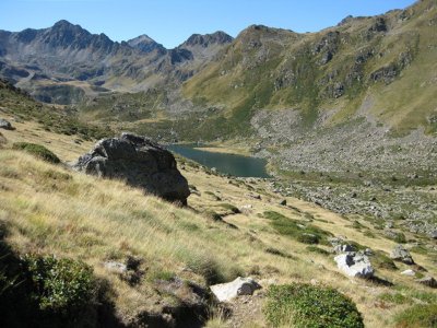 Estany del mig. Cami al Coll dArbella