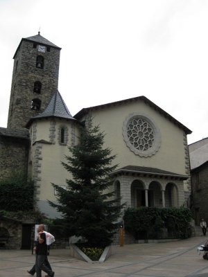 Andorra la Vella. Esglsia de Sant Esteve