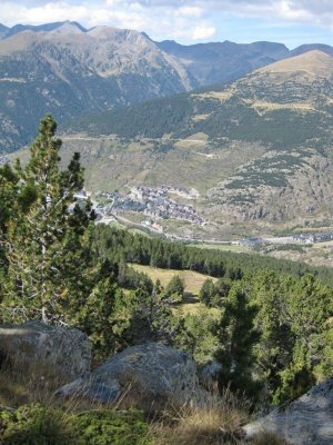 Vista desde l´Estació d´Esqui de Soldeu