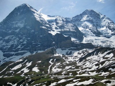 Eiger (3970 mts) y Mnch (4107 mts.)