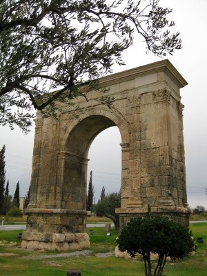 Arc de Ber a la antiga Via Augusta