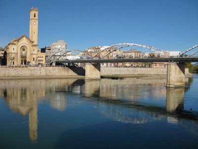 Riu Ebre i Pont de lEstat